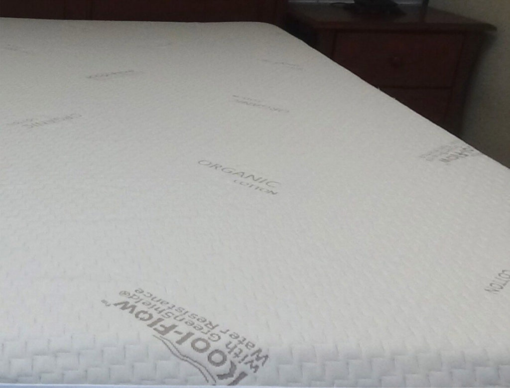 KoolFlow® Organic Cotton Memory Foam Mattress Protector Relief Mart